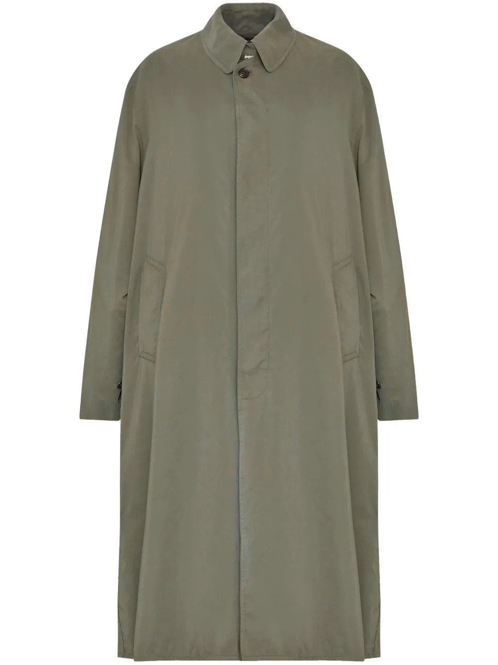 Maison Margiela Peached Trench Coat  | Green | FARFETCH | Farfetch Global