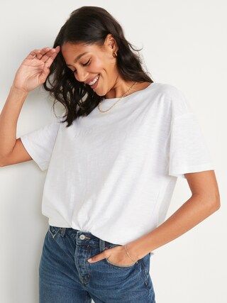 Short-Sleeve Vintage Easy T-Shirt for Women | Old Navy (CA)