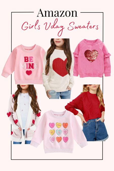 Amazon girls Valentine’s Day sweaters! Kids vday gifts 

#LTKGiftGuide #LTKSeasonal #LTKkids