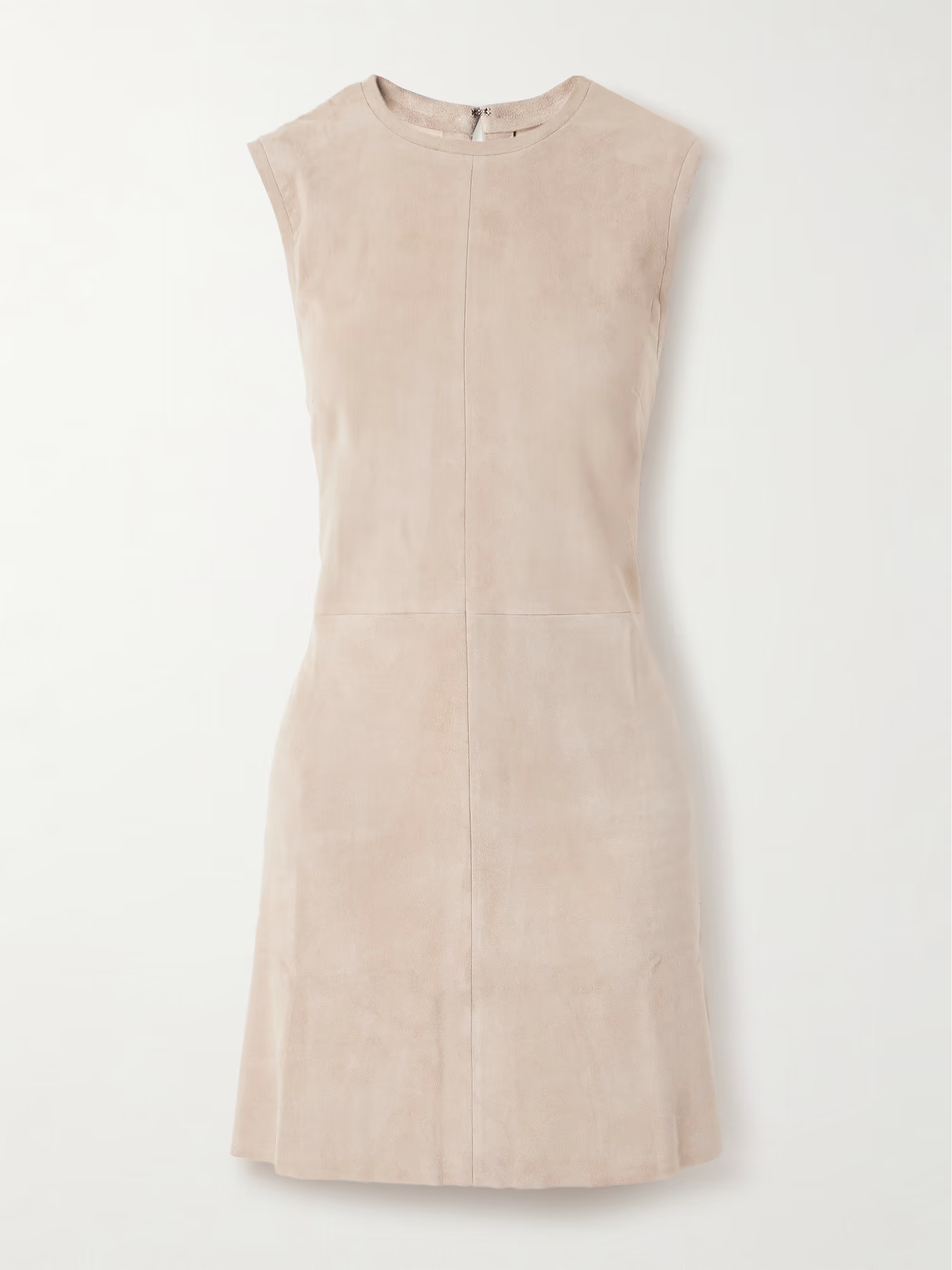 Miuccia paneled suede mini dress | NET-A-PORTER (US)