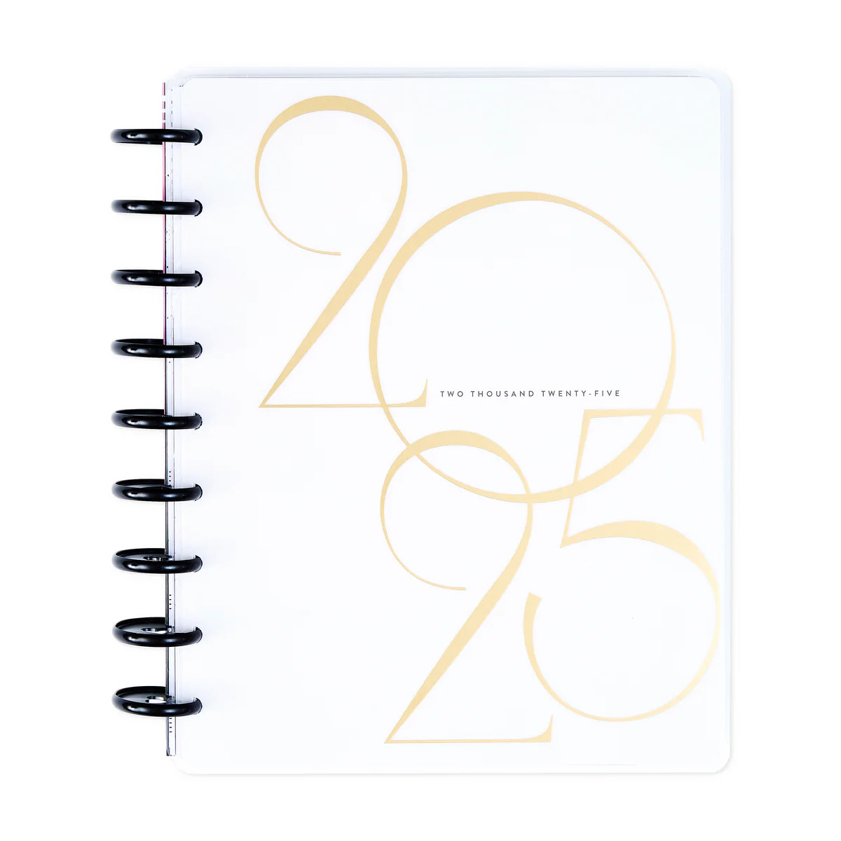 2025 DELUXE Modern Impressions Planner - Classic Vertical Layout - 12 Months | Happy Planner