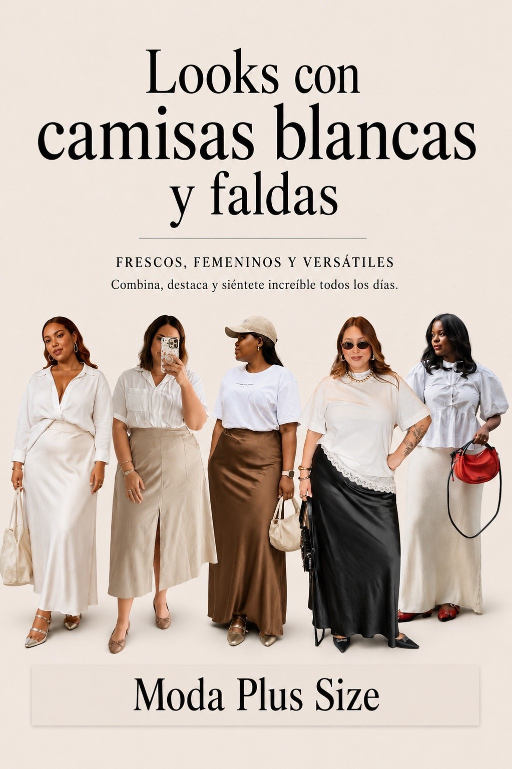 Camisas blancas con faldas, unos looks básicos y estilizados.

#LTKSeasonal #LTKActive #LTKPlusSize