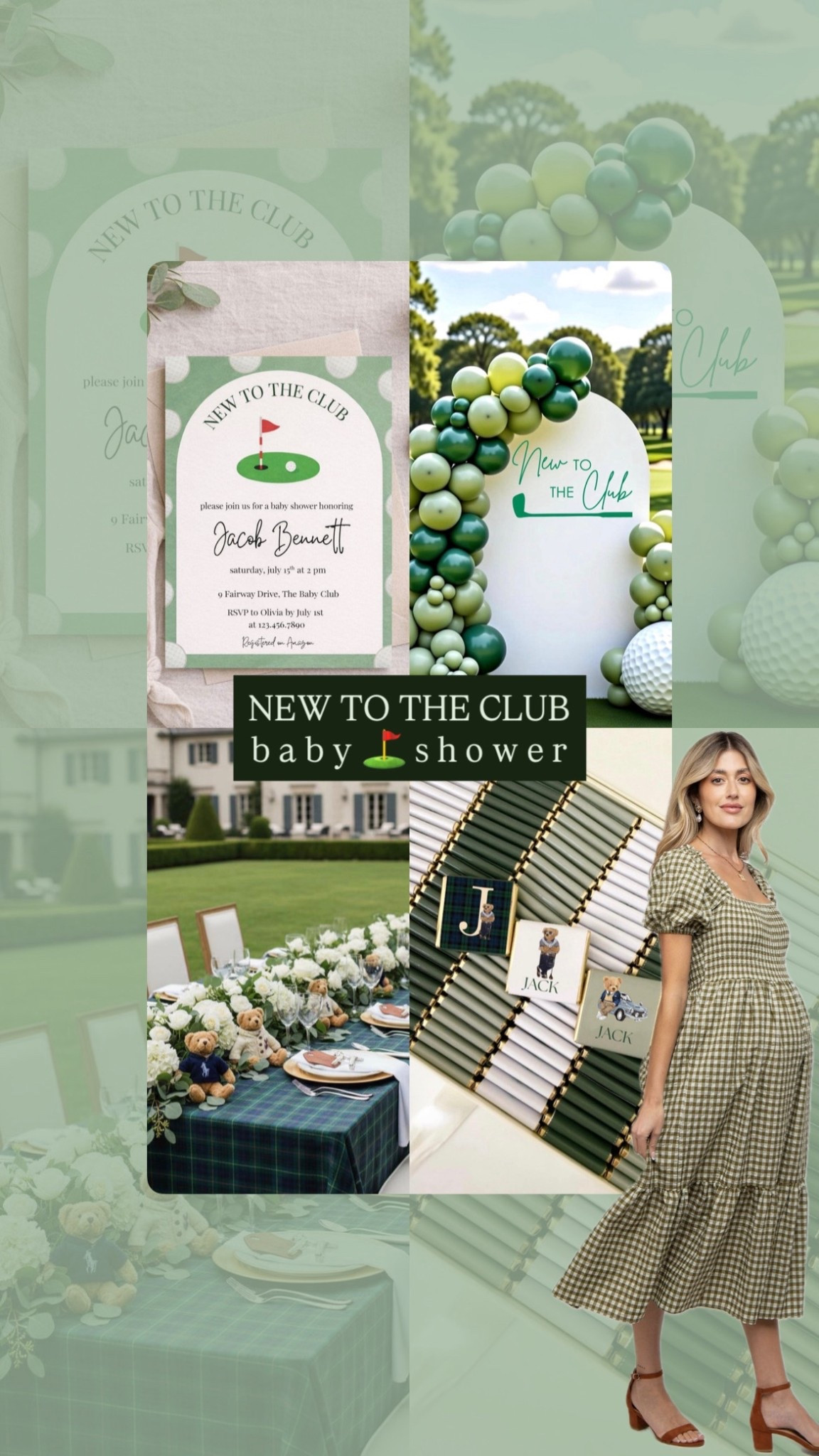 New to the Club Golf Country Club Baby Shower Theme #LTKParty

#LTKBump #LTKBaby