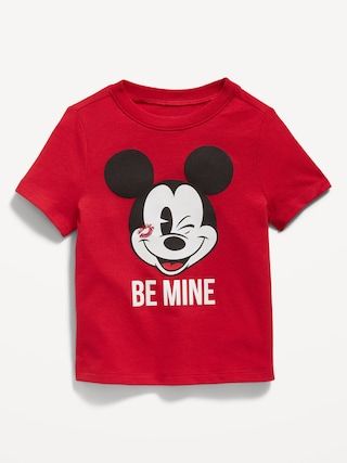 Disney© Valentine&apos;s Mickey Mouse Unisex Graphic T-Shirt for Toddler | Old Navy (US)