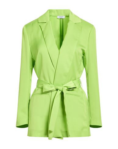 Liu •jo Woman Blazer Lime green Size 4 Polyester | YOOX (US)