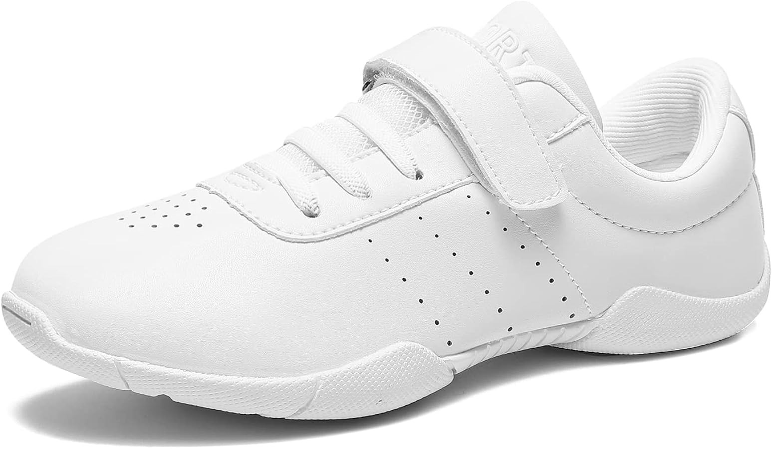 LANDHIKER Girls Cheer Shoes White Cheerleading Shoes Dance Athletic Training Tennis Breathable Yo... | Amazon (US)