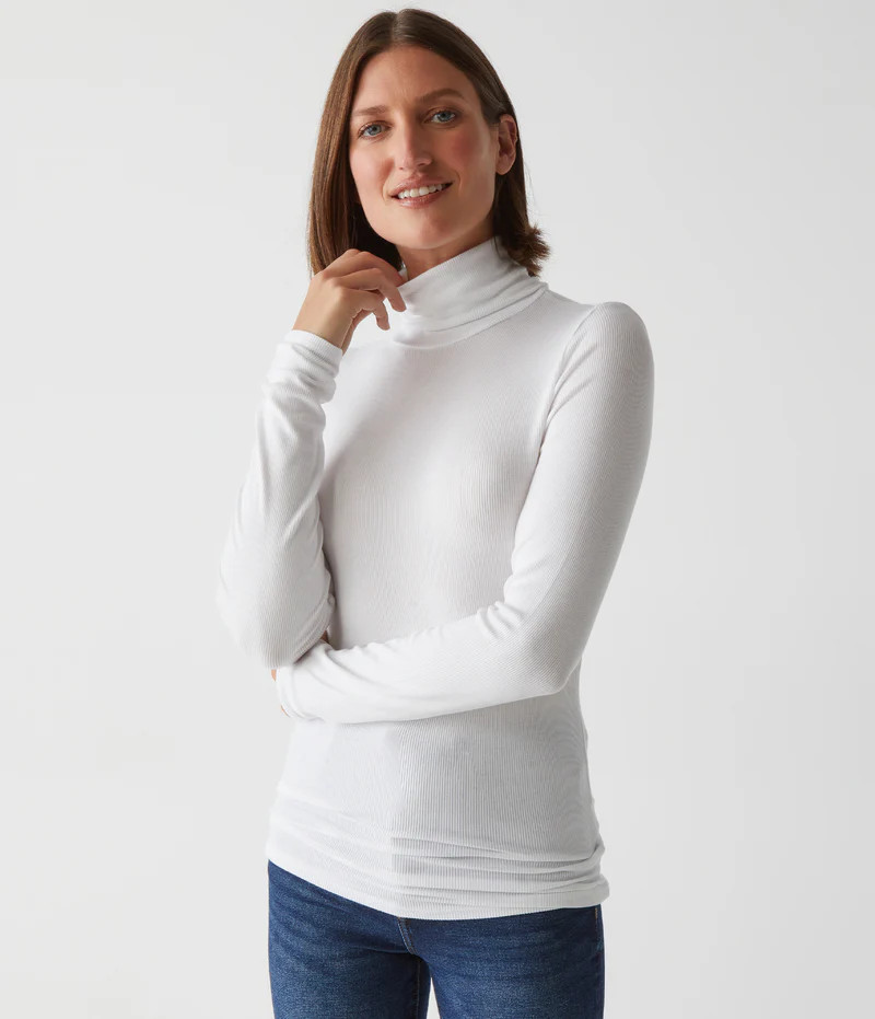 Gail Ribbed Turtleneck | MichaelStars.com