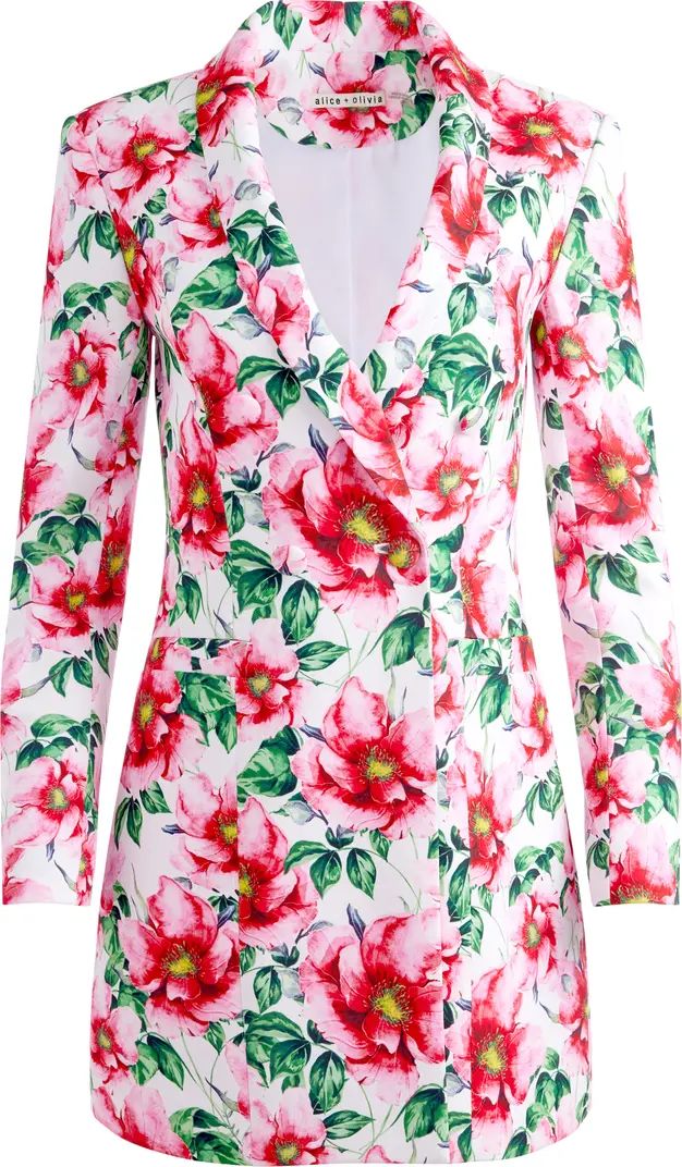 Latoya Floral Long Sleeve Blazer Dress | Nordstrom