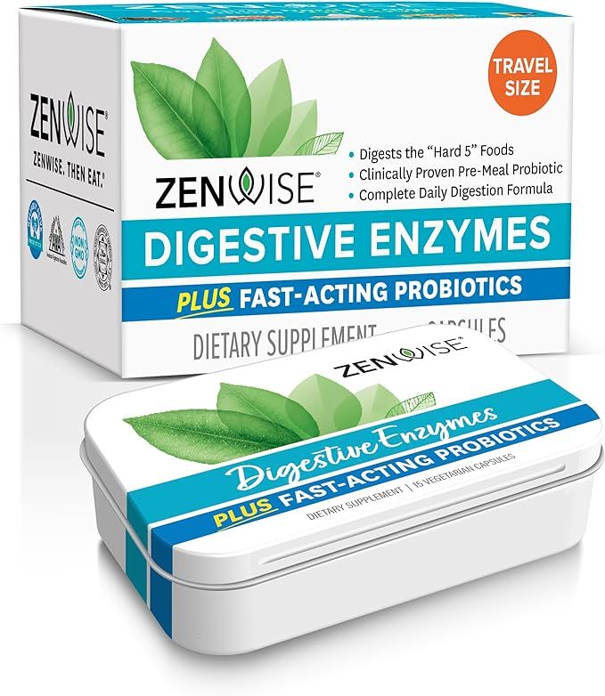 Zenwise Digestive Enzymes - Probiotic Multi Enzymes with Probiotics and Prebiotics for Digestive ... | Amazon (US)