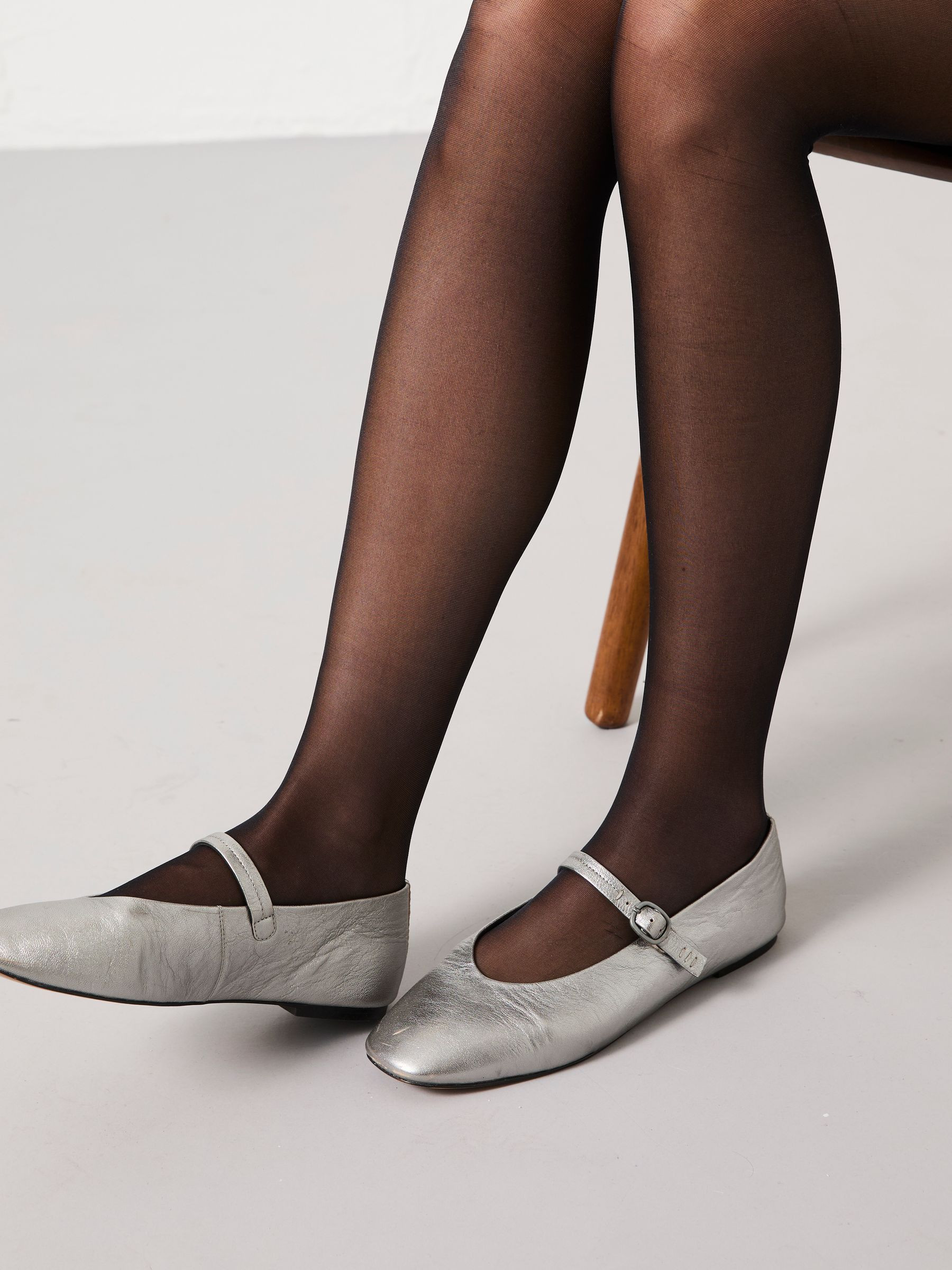 Silver Mary Jane Pump | FatFace | Fat Face