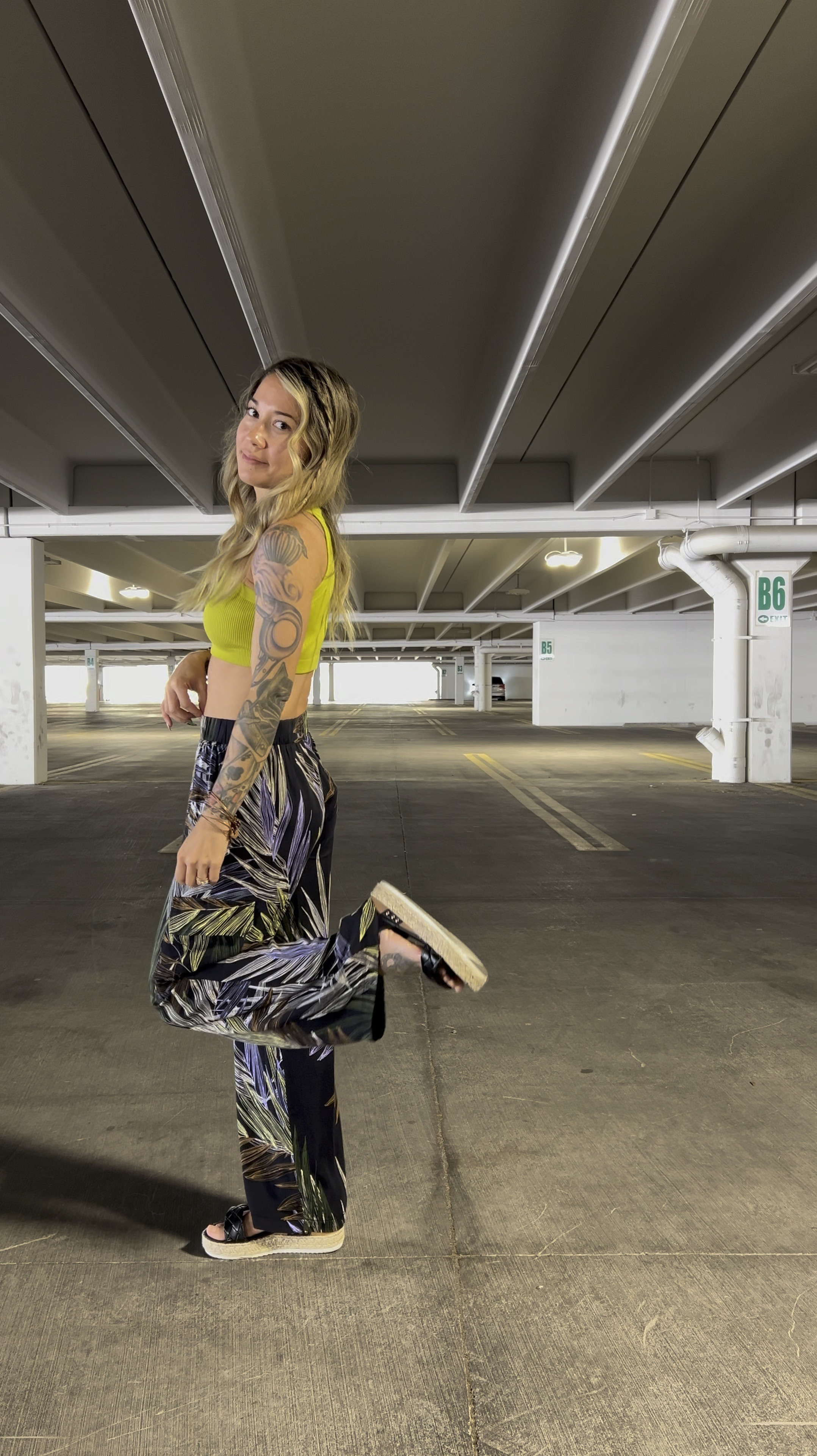 Cute soft Wide legged pants black. Black cute comfortable Platform sandals. 1.25” long barrel curling iron. Topped with vanilla and roasted coconut scent  

#LTKStyleTip #LTKVideo #LTKFindsUnder50