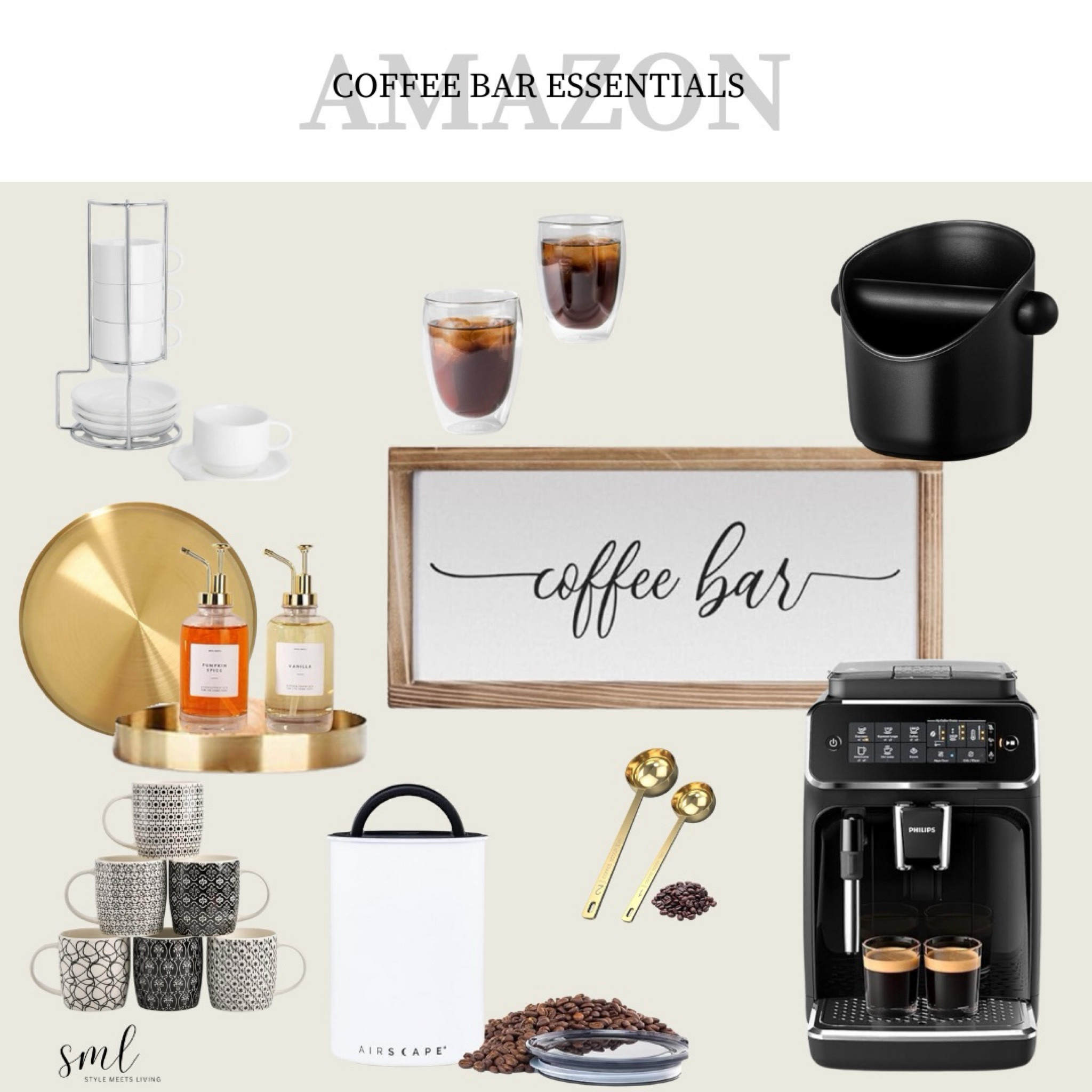 Elevate your coffee experience at home with our curated collection of must-have coffee bar essentials, all conveniently sourced from Amazon!

From sleek espresso machines to stylish mugs, discover the tools that transform your space into a cozy haven for coffee enthusiasts. 

Explore our pin for expertly selected essentials, ensuring you can brew your favorite cup with both style and convenience. Unleash your inner barista and savor every moment. ☕✨ 

#CoffeeBarEssentials #AmazonFinds #CoffeeLovers #HomeDecor #LTKAmazonFinds


#LTKhome