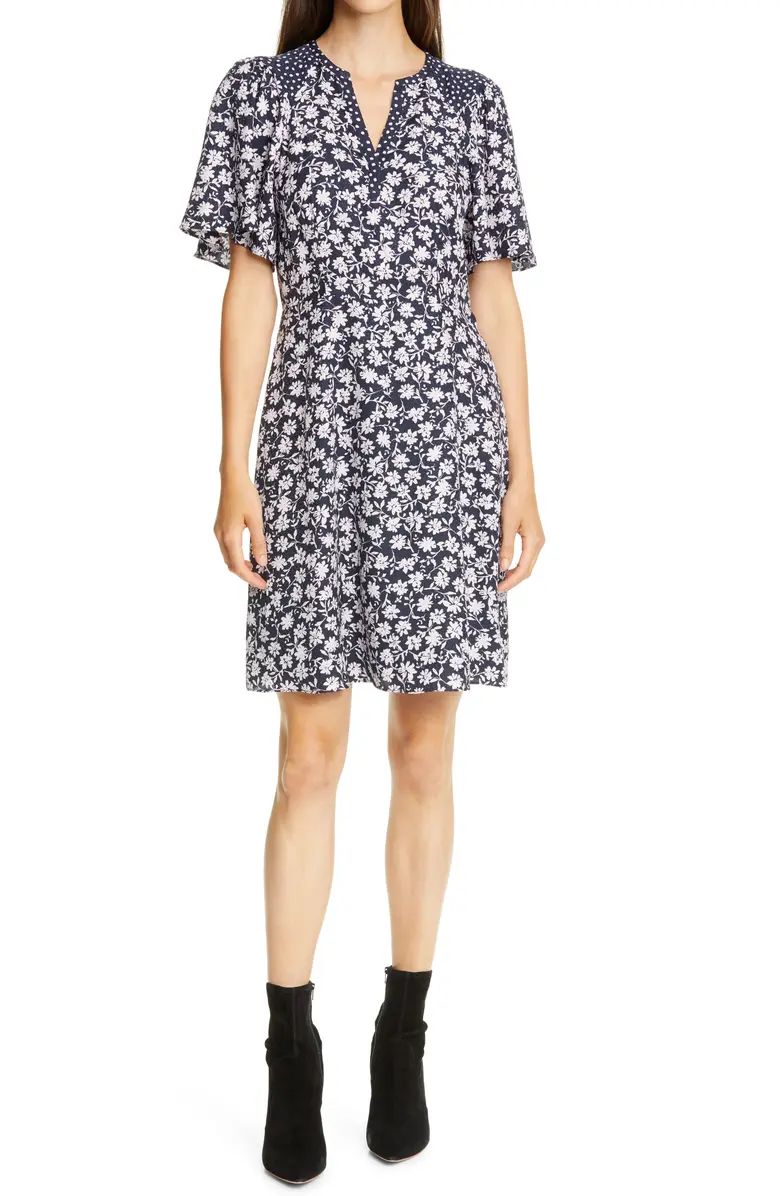 Floral Print A-Line Dress | Nordstrom