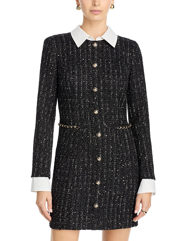 Aqua Tweed Mini Dress - Exclusive | Bloomingdale's (US)