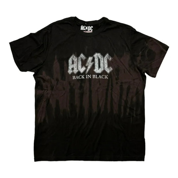AC/DC Men's Crewneck Short Sleeve Graphic Band Print Tee (XL) | Walmart (US)