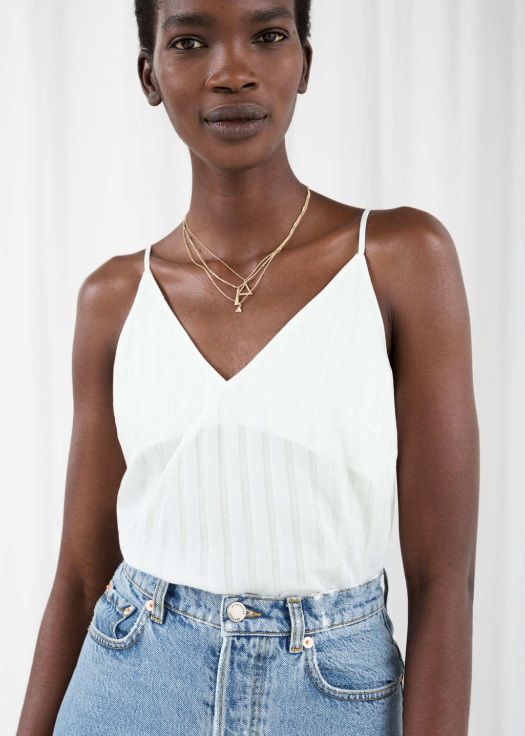 Striped Spaghetti Strap Tank Top | & Other Stories (EU + UK)