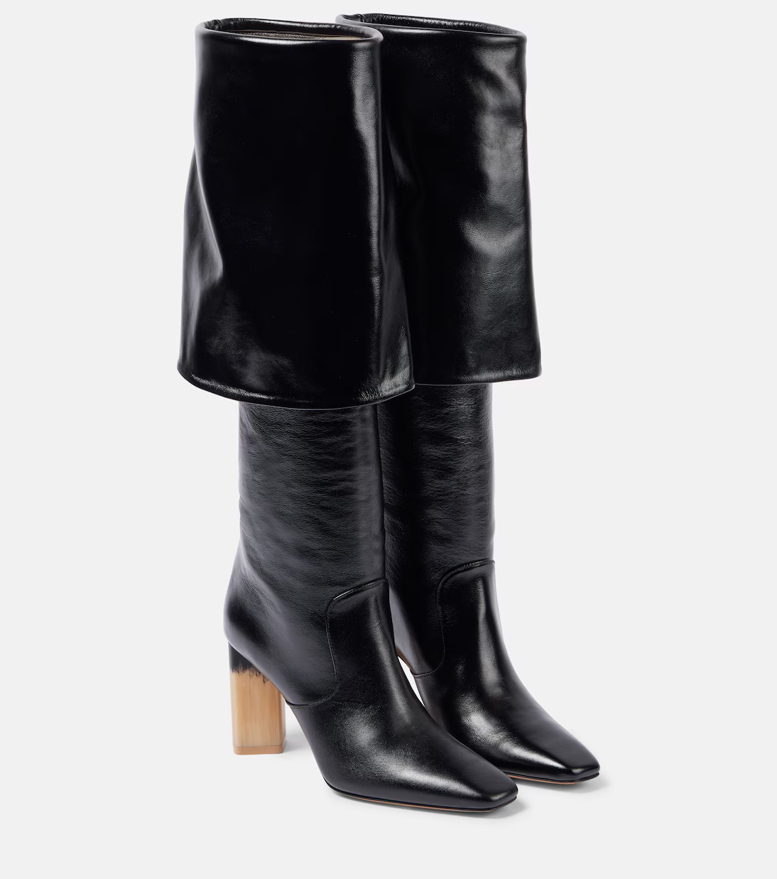 Georgia 90 leather knee-high boots | Mytheresa (US/CA)
