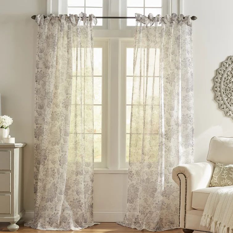 Arly Polyester Sheer Curtain Panel | Wayfair North America