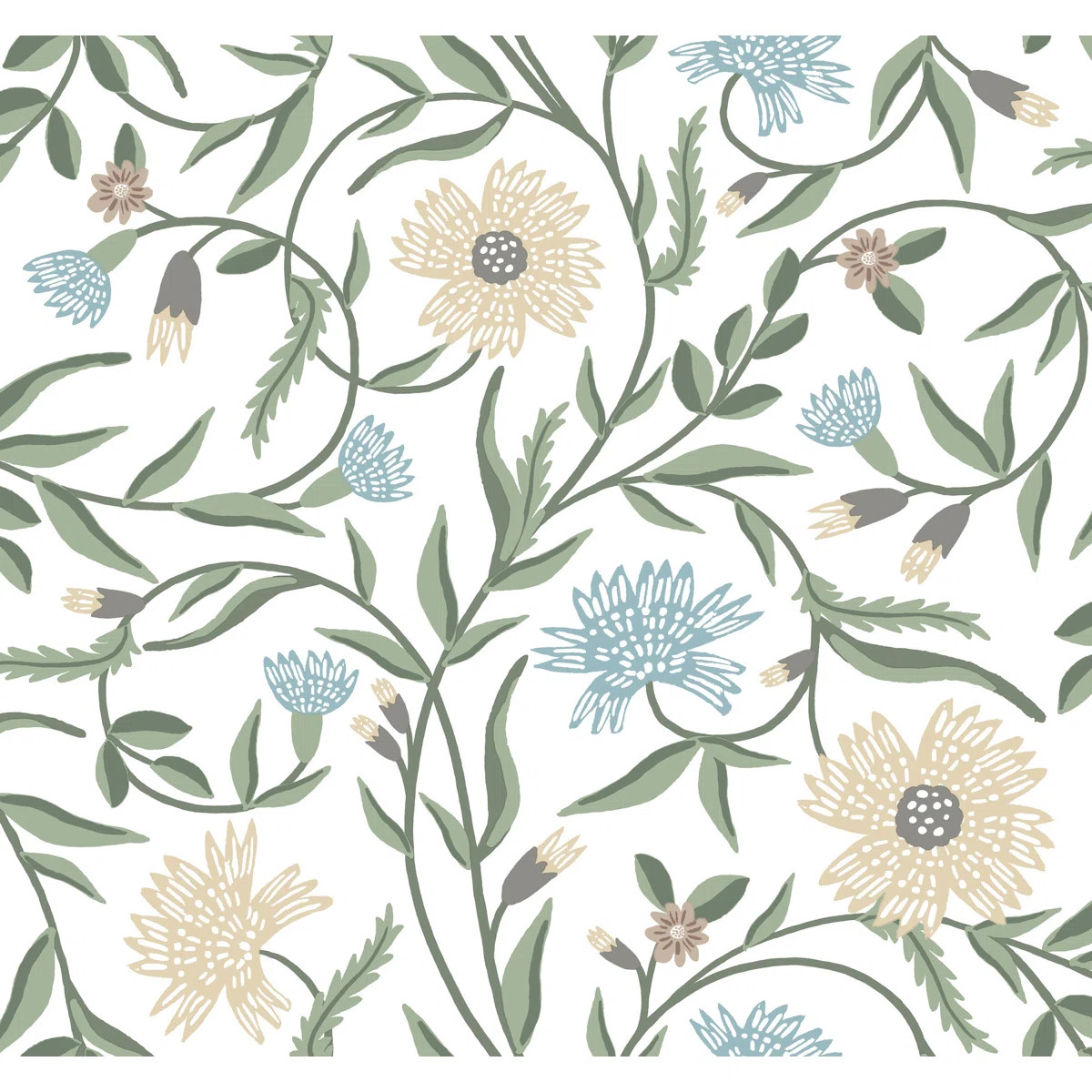Aster Wallpaper | Wayfair North America