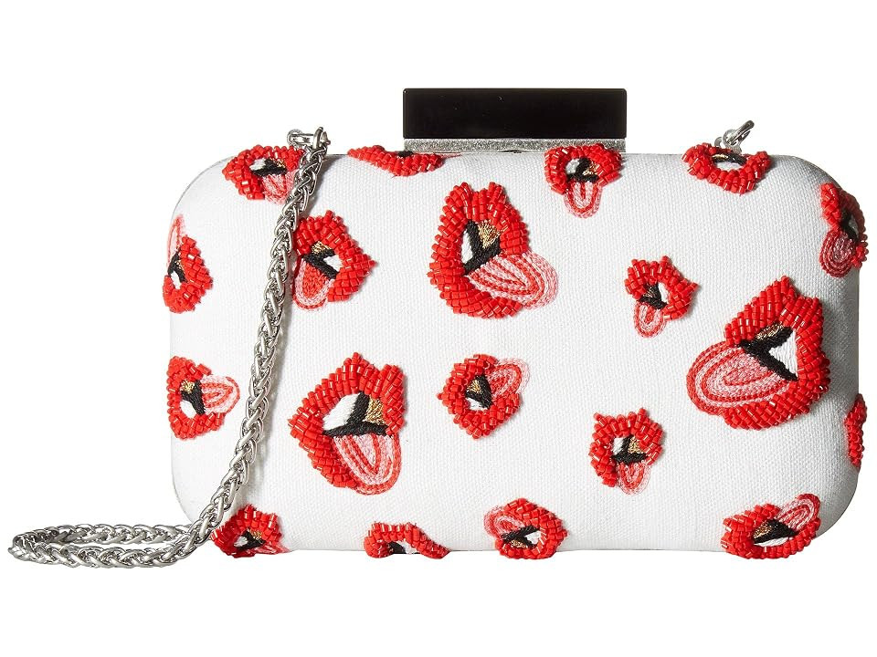Alice + Olivia Shirley Large Clutch (Lips) Clutch Handbags | Zappos