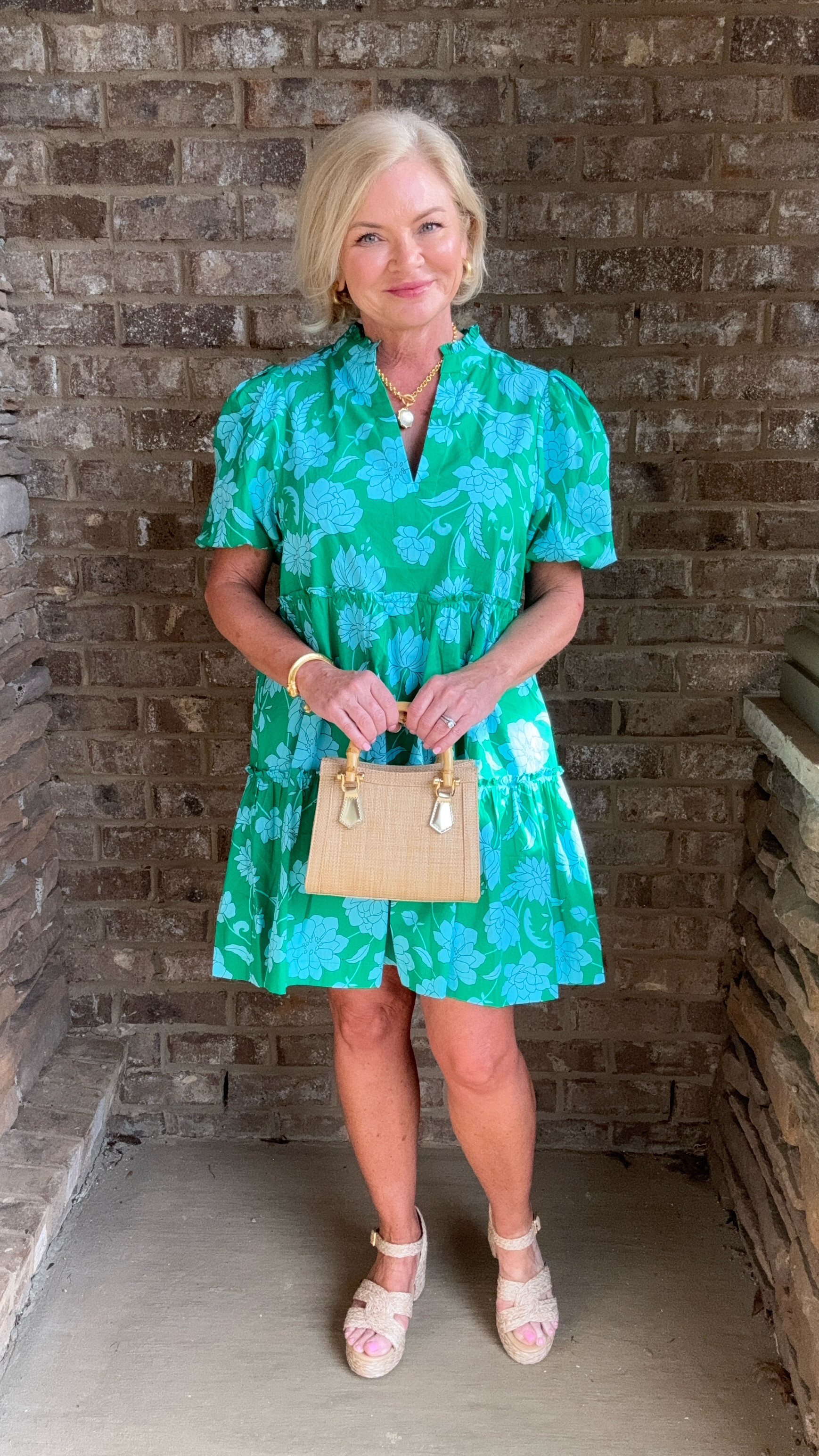 Happy Easter everyone! I hope you’ve had a wonderful day with family & friends. I chose this dress for today. Cool & crisp cotton poplin in a subtle blue/green print. I’m wedding it in small.  

Easter dress
Spring dress
Occasion dress
Spring outfit
Midlife fashion
Style with Serena 
Petite fashionn

#LTKFindsUnder100 #LTKOver40 #LTKWatchNow