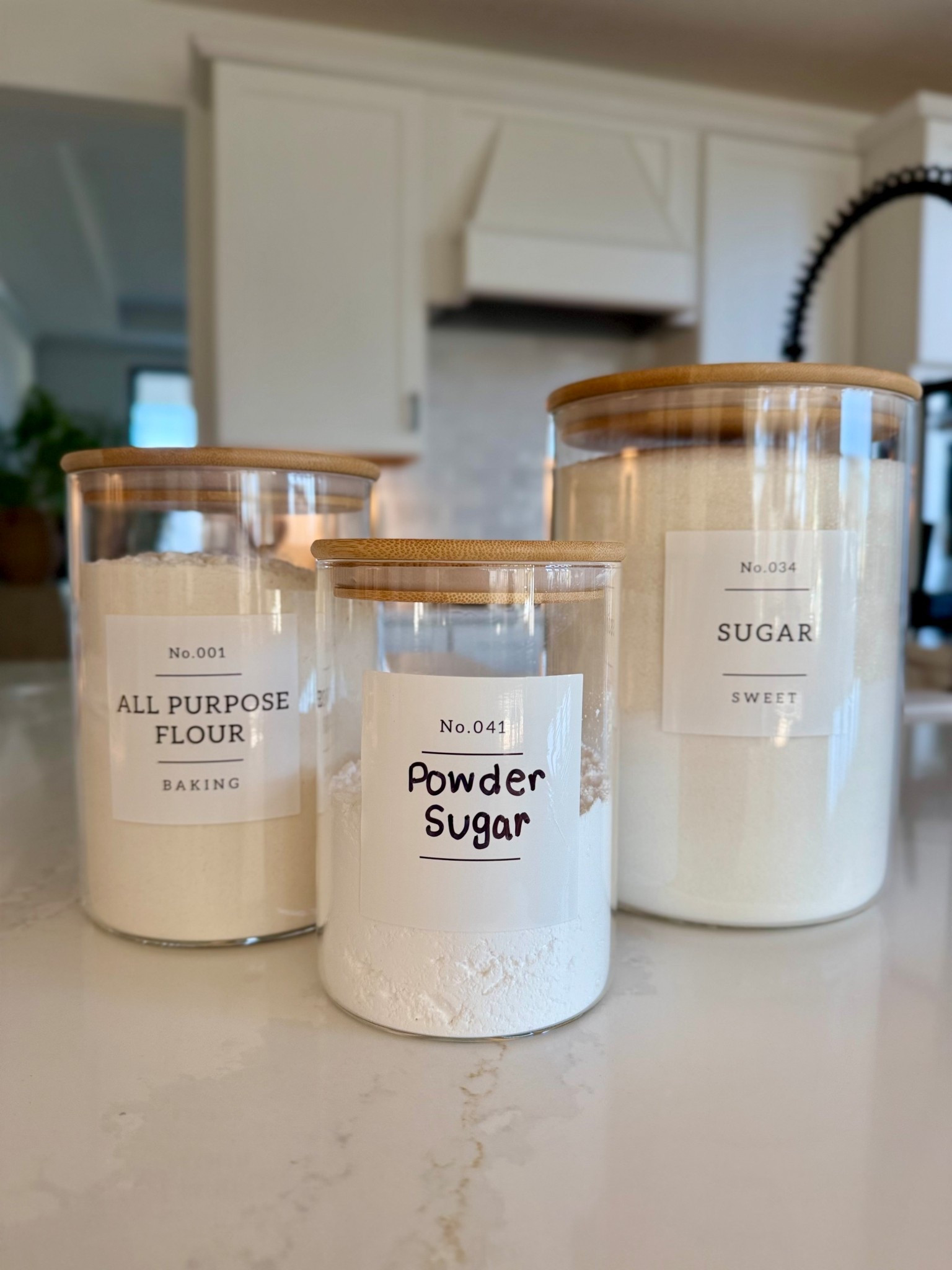 Stock up your pantry essentials with these airtight glass jars! Perfect for storing flour, sugar and more. The jars come with the labels too! #pantryorganization #kitchenhacks

#LTKmomlife #LTKFindsUnder50 #LTKHome