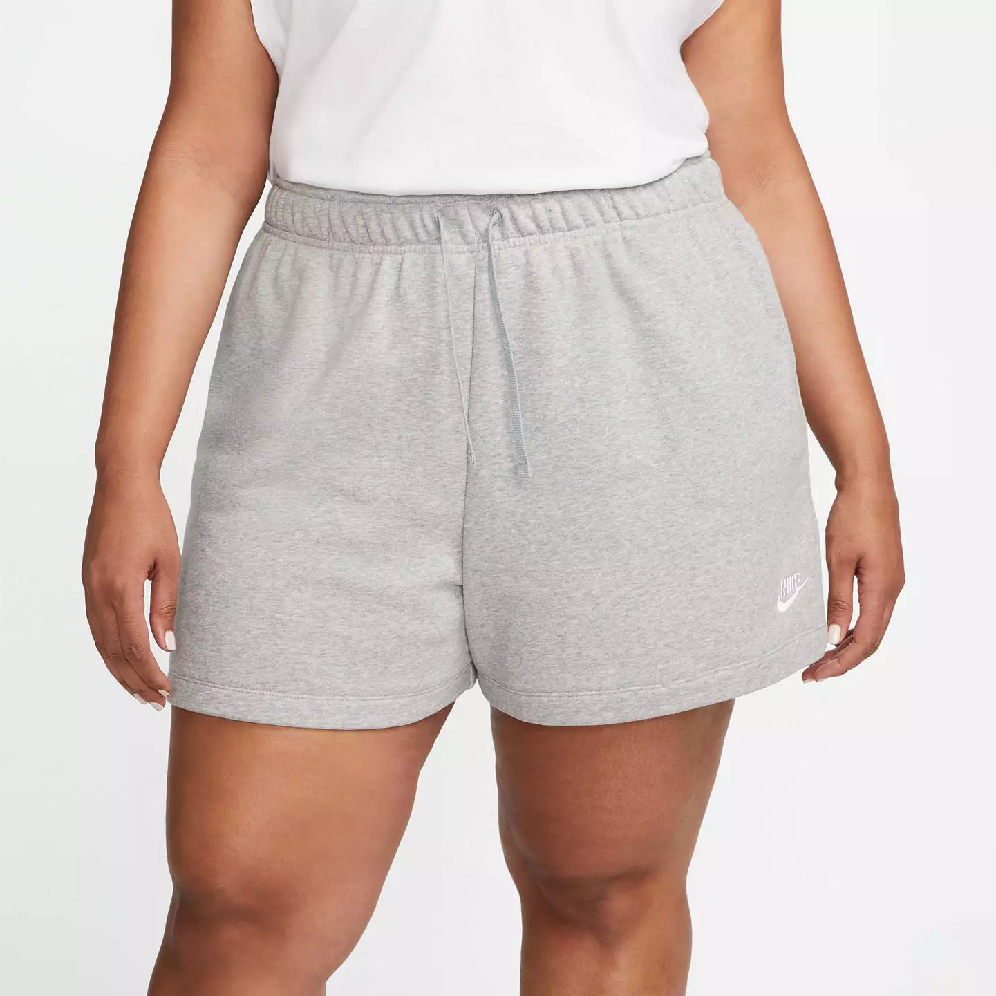 Nike Women's Sportswear Club Fleece Mid-Rise Shorts (Plus Size) | DICK'S Sporting Goods