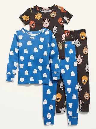 Unisex 4-Piece Pajama Set for Toddler &#x26; Baby | Old Navy (US)