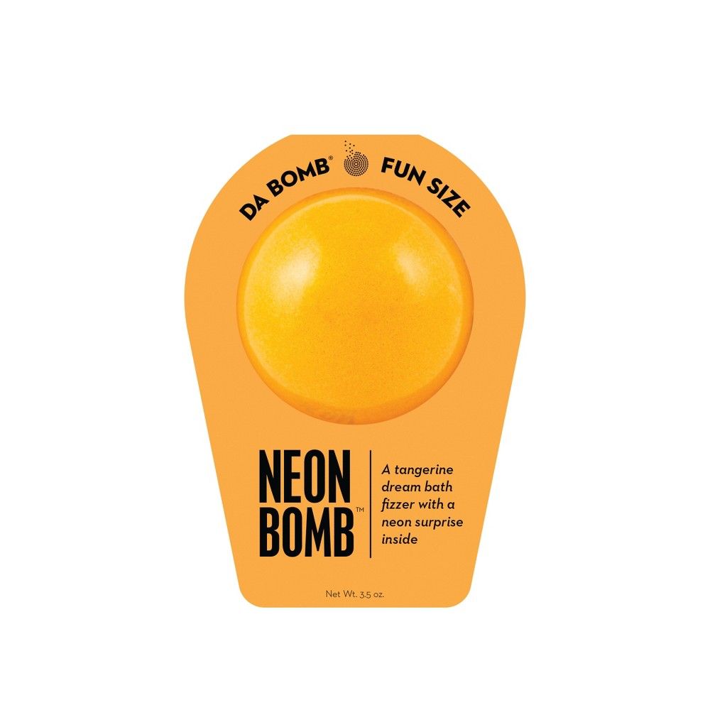 Da Bomb Bath Fizzers Neon Orange Bath Bomb - 3.5oz | Target