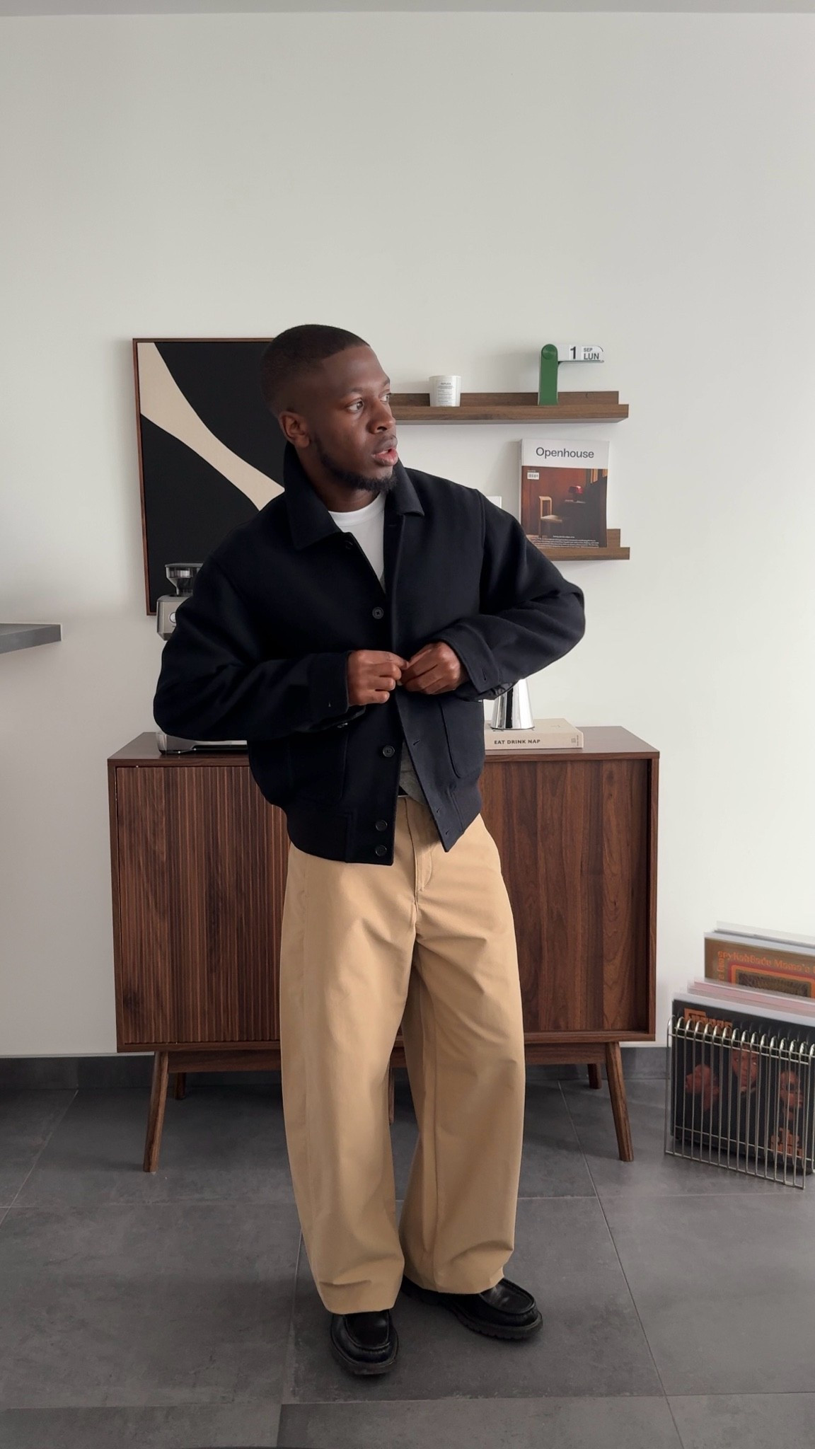 I’m 1m70 and I wear size S for the jacket - size XL for the knit and M for the pants

#LTKautumn #LTKmens #LTKeurope