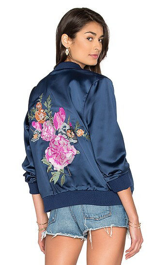 MAJORELLE x REVOLVE Rose Bowl Jacket in Navy | Revolve Clothing