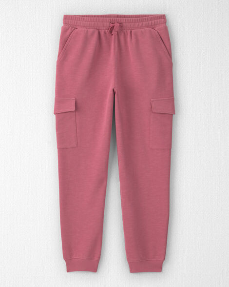 Girls Organic Cotton French Terry Cargo Pants - Little Planet | Carter's | Carter's Inc