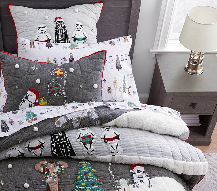 Star Wars™ Holiday Quilt & Shams | Pottery Barn Kids