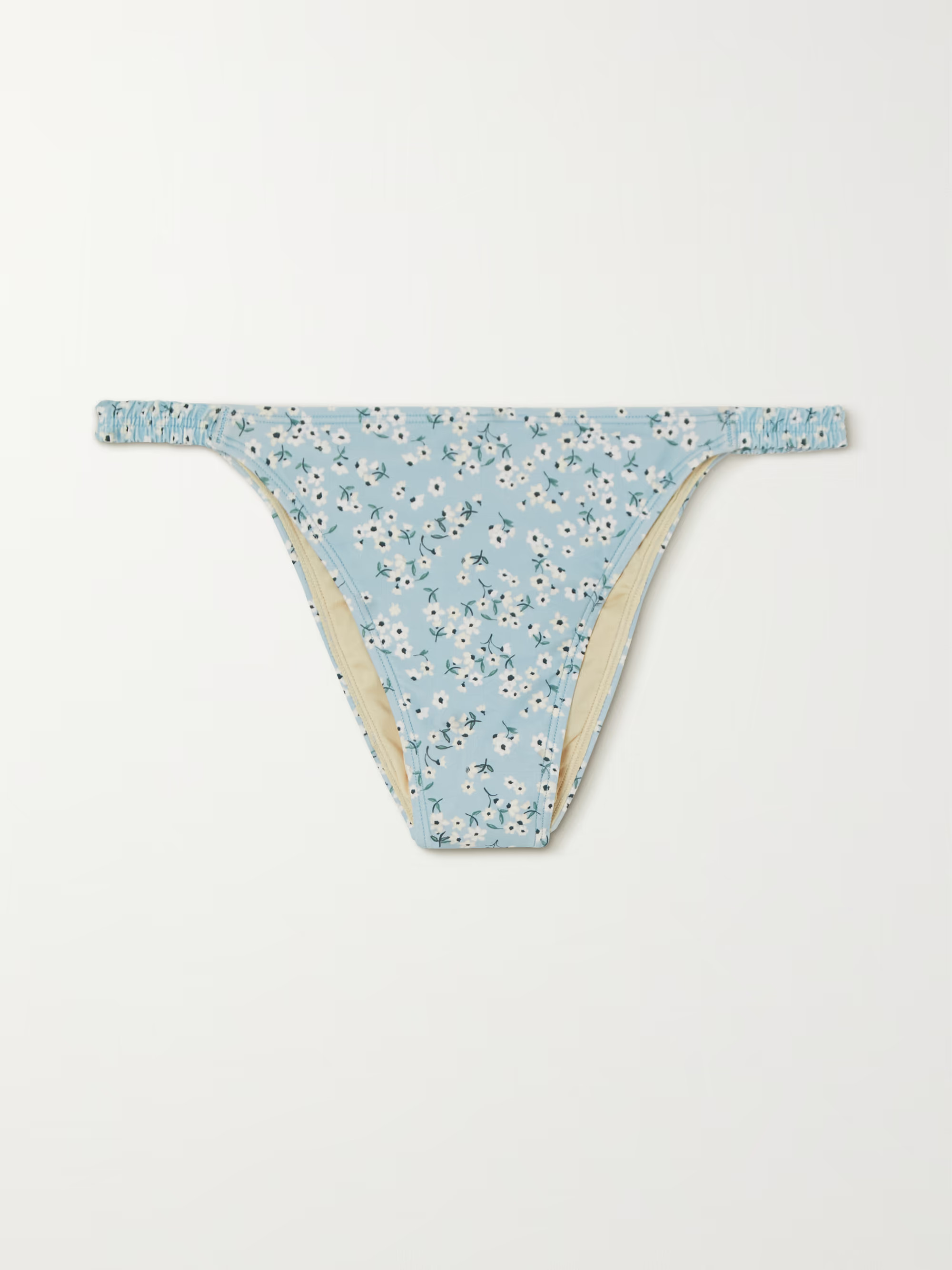 + NET SUSTAIN floral-print stretch-ECONYL bikini briefs | NET-A-PORTER (US)