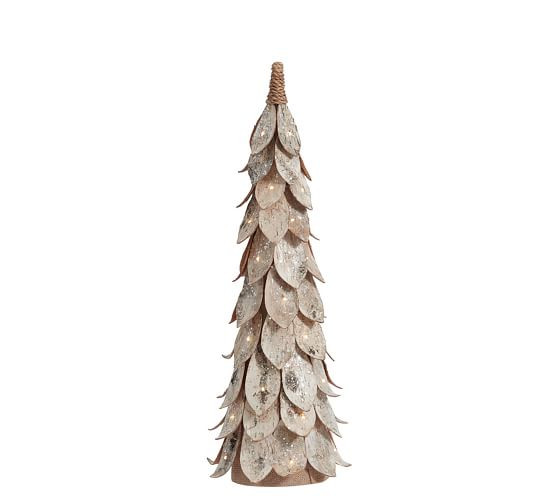Lit Birch Trees | Pottery Barn (US)
