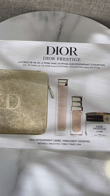 Great gift set to try the Dior prestige line + the insert comes out to reveal a beautifully lined zippered box

#LTKGiftGuide #LTKaustralia #LTKhome