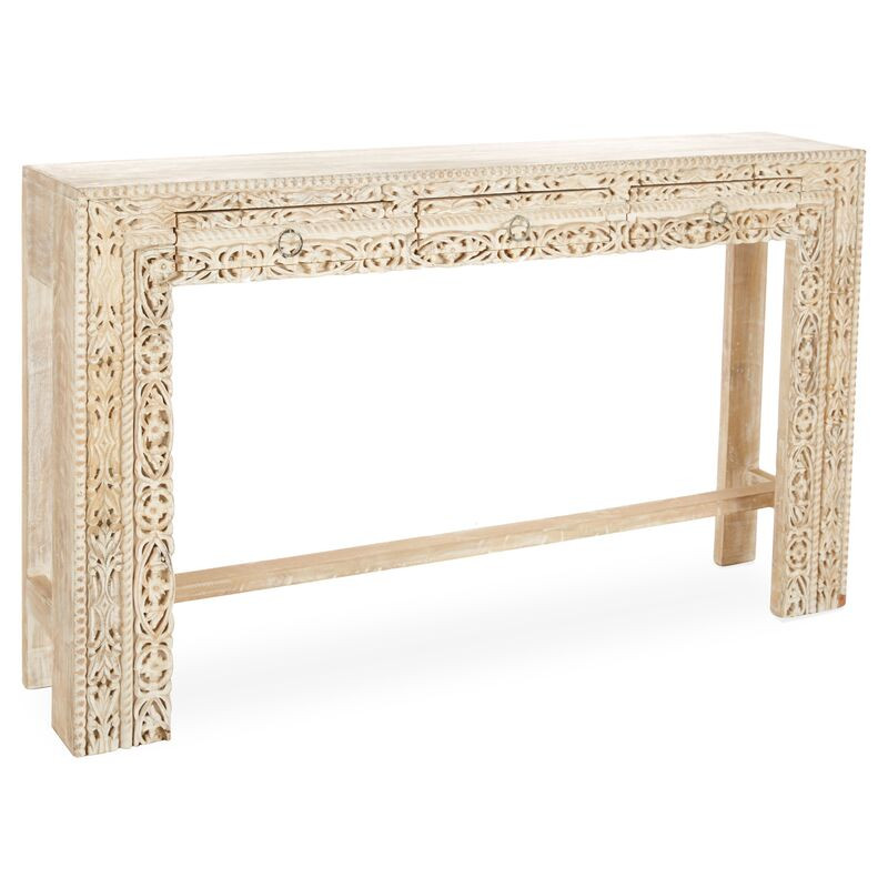 Violet Console, Whitewash | One Kings Lane