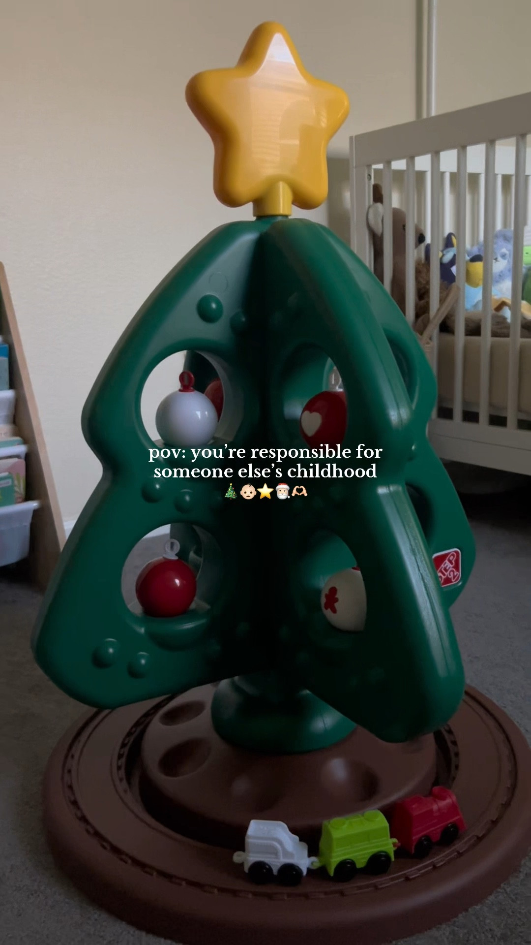 I never had this tree for Bellamy but I knew with both boys, it was time! Bellamy has been rearranging the ornaments all weekend 🥹🤍  

#christmastree #step2christmas #kidschristmastree #motherhood #toddlermom 

#LTKHoliday #LTKBaby #LTKKids