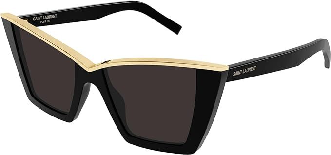 SAINT LAURENT SL 570 Cat-Eye shape Sunglasses + Bundle with eSHADES Luxury Eyewear Kit | Amazon (US)