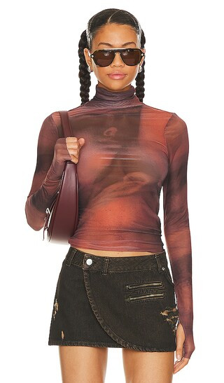 Zadie Top in Sienna Portrait | Revolve Clothing (Global)