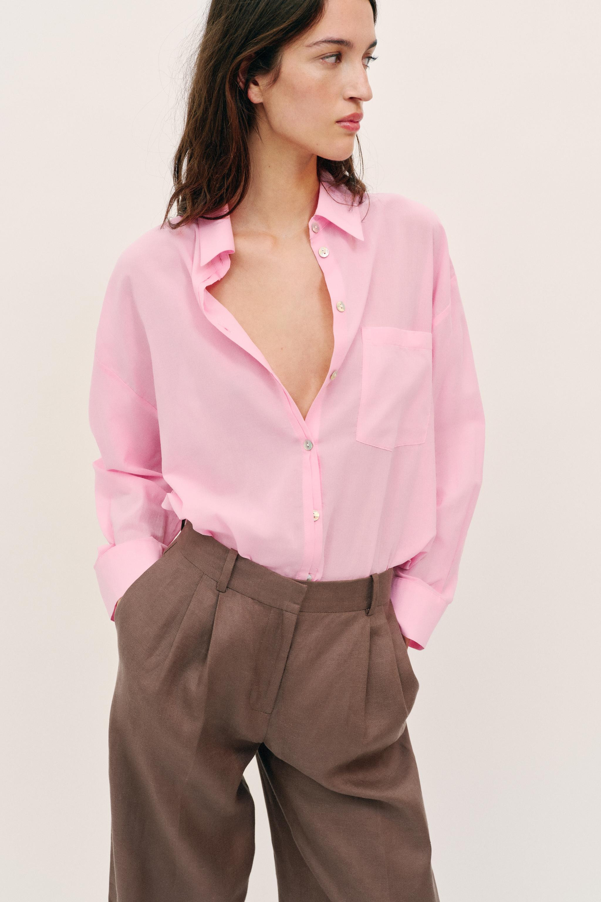 OVERSIZED COTTON SHIRT | Zara US