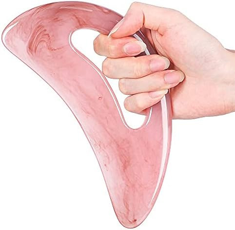 Scienlodic Gua Sha Massage Tool with Handle (Resin) Larger Guasha Scraping Tool for Back Neck Fac... | Amazon (US)