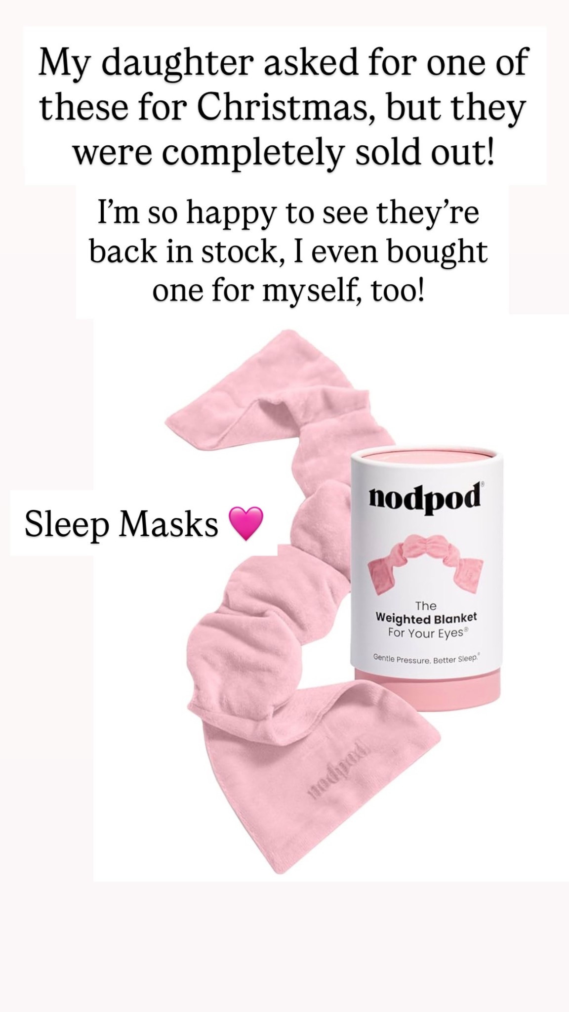 Nodpod sleep masks are back in stock! 

#LTKKids