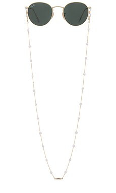 Ettika Pearl Lovers Glasses Chain in Gold from Revolve.com | Revolve Clothing (Global)