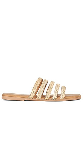 Topanga Sandal in Natural Raffia | Revolve Clothing (Global)