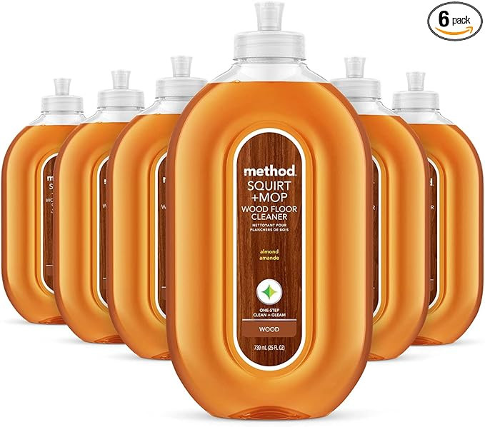 Method Hardwood Floor Cleaner, Squirt + Mop Design, Use as Laminate or Sealed Wood Floor Cleaner,... | Amazon (US)