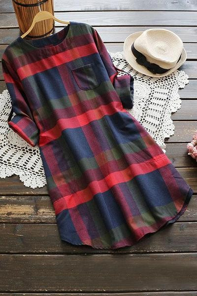 Lady Leisure Plaid Dress | Cupshe US