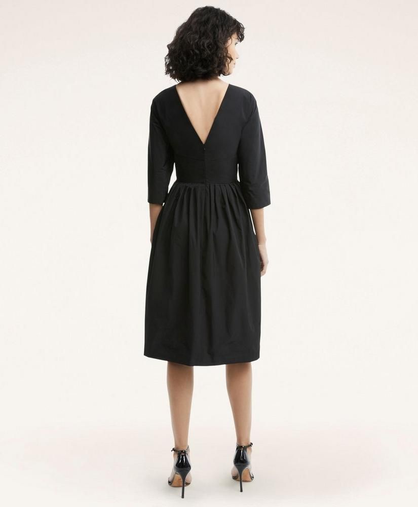 Taffeta Pleated Dress | Brooks Brothers
