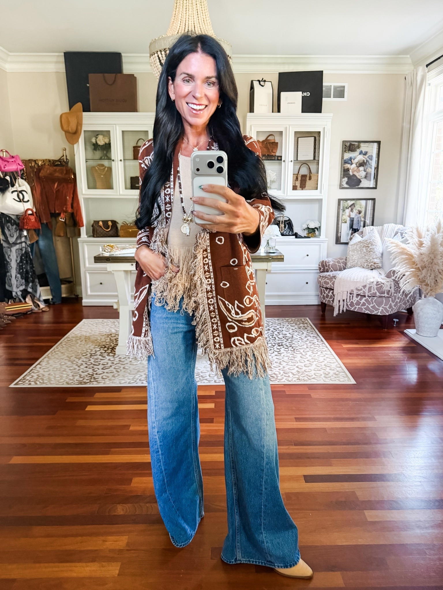 Such a fun bandana cardigan sweater from Amazon!

#LTKstorytime #LTKootd #LTKSaleAlert