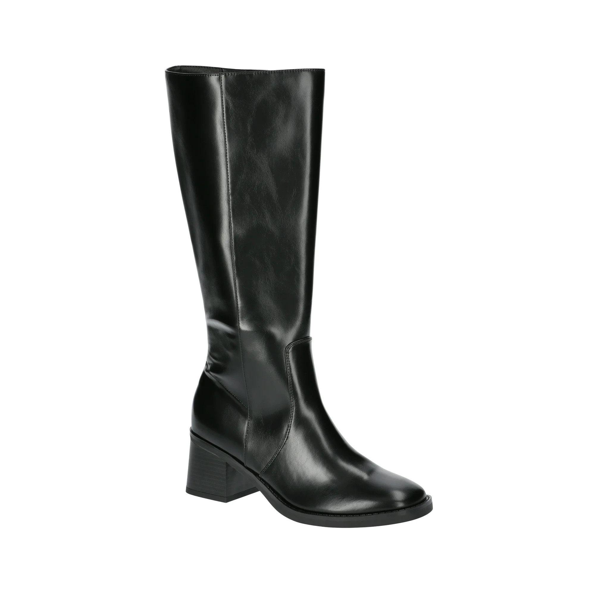 No Boundaries Women's Tall Block Heel Boots | Walmart (US)
